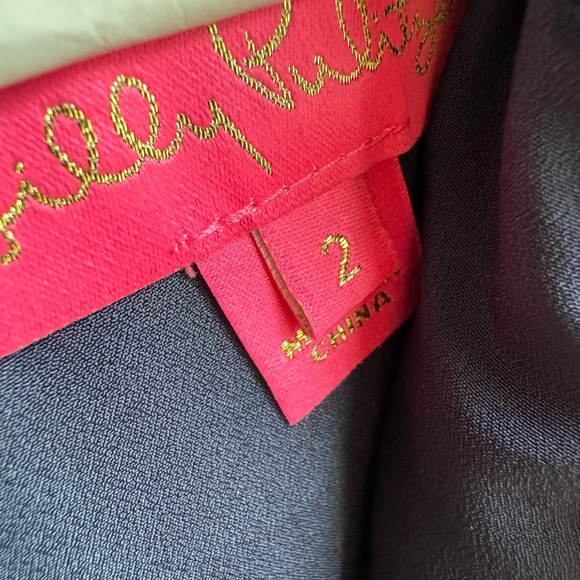 Lilly Pulitzer Franco Navy Dress, size 2 - Picture 5 of 6